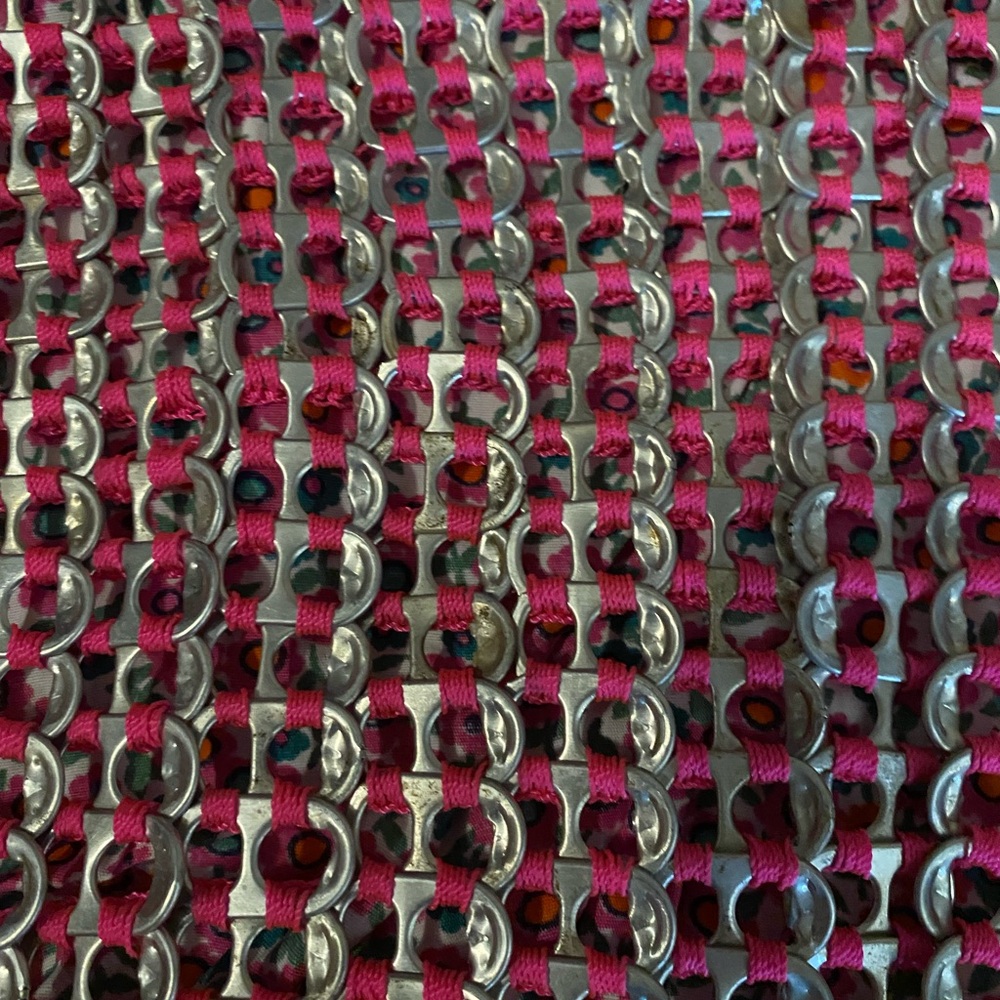 Pink Crochet and can top Women's Bag - Picture 2 of 4
